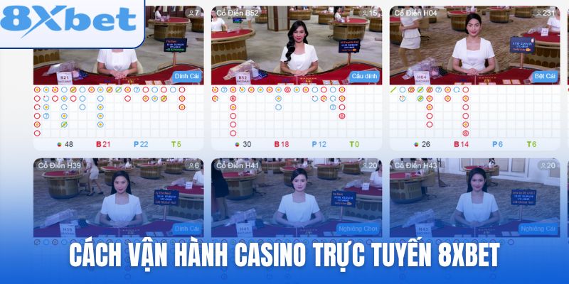 Cách vận hành của Casino trực tuyến 8xbet